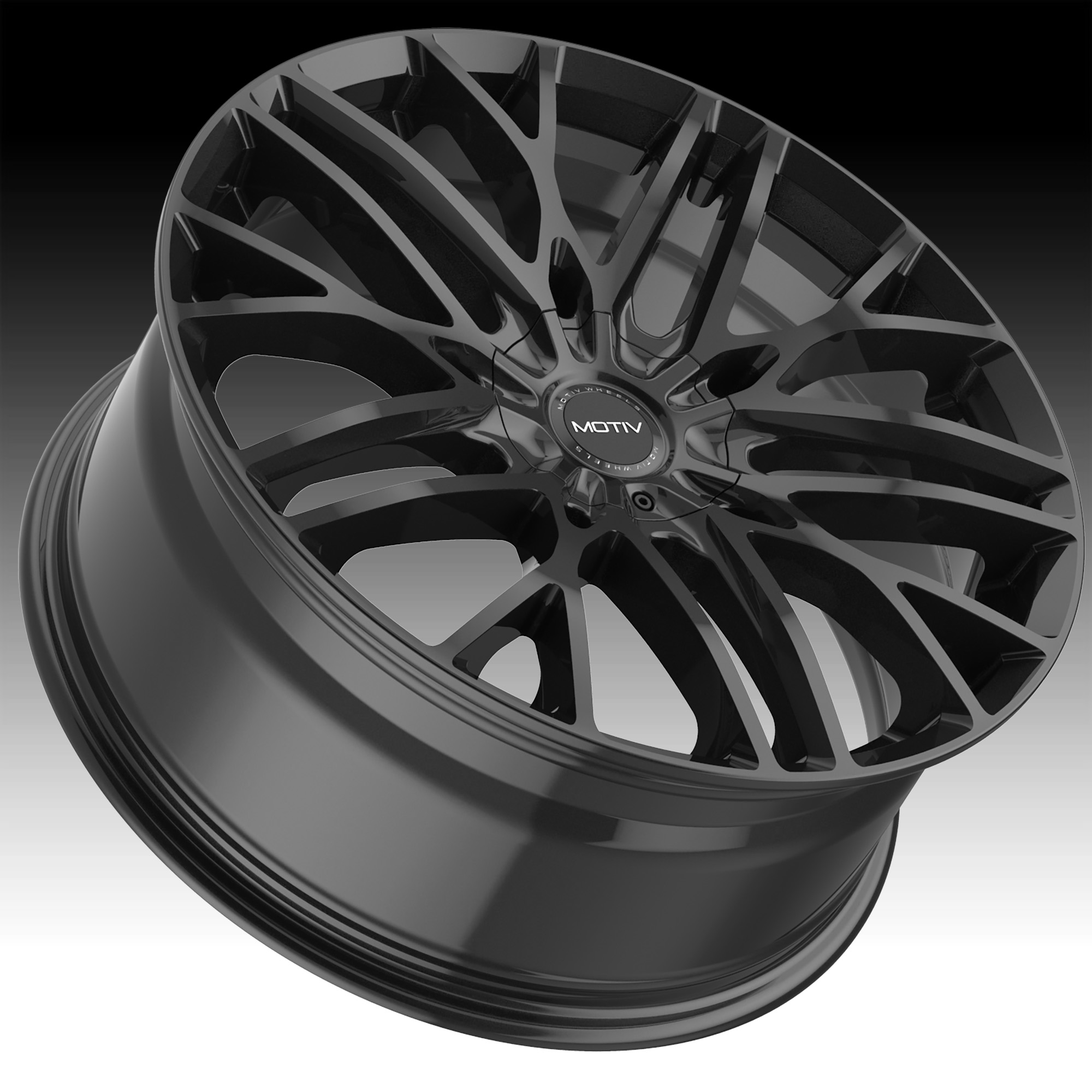 Motiv 437B Maven Gloss Black Custom Wheels - 437B / Maven - Motiv